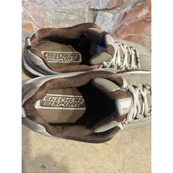 Skechers Sport Premiere Stone Brown Chunky Sneakers Women’s Size 8.5 - Picture 5 of 12